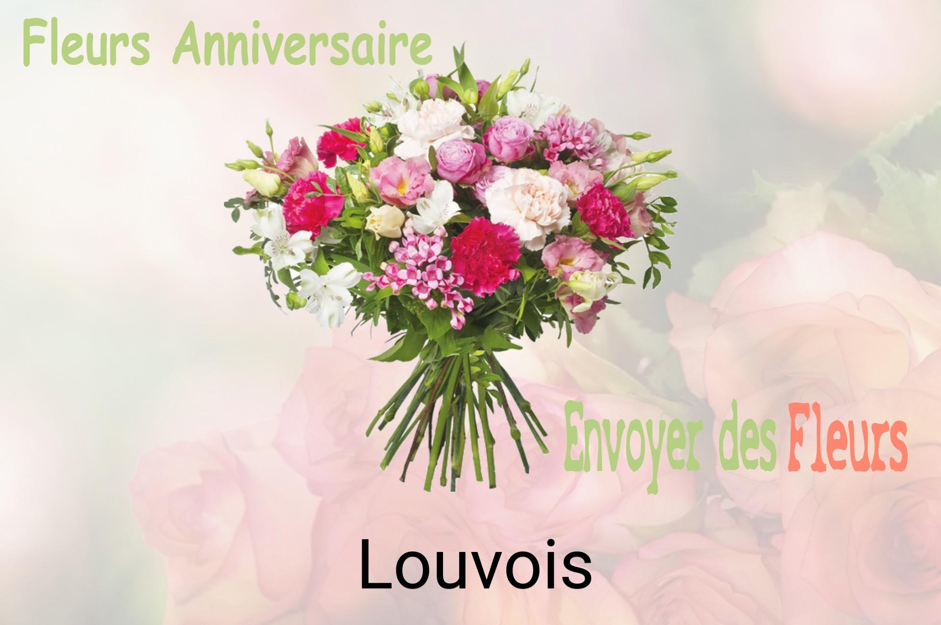 Bouquet de fleurs d’anniversaire livré à Louvois