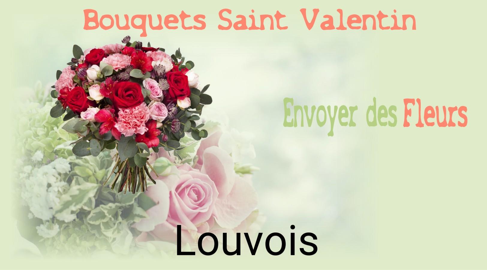 Roses de Saint-Valentin livrées à Louvois